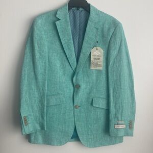 Joseph Abboud 100% Linen Suit Separate Jacket Size 38 Short